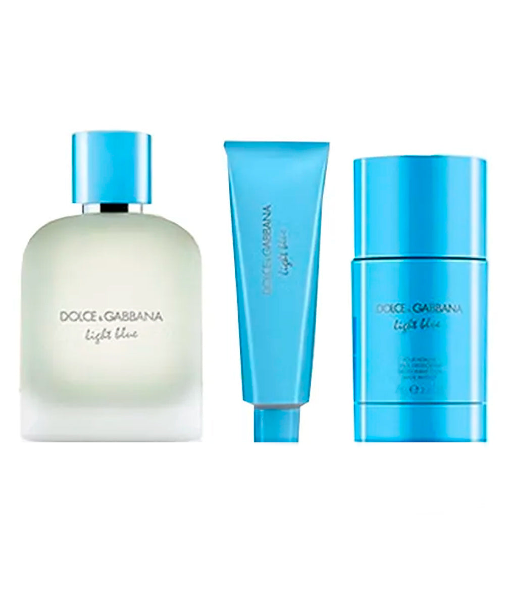 Dolce & Gabbana Light Blue Pour Homme Eau de Toilette 3.4oz +
