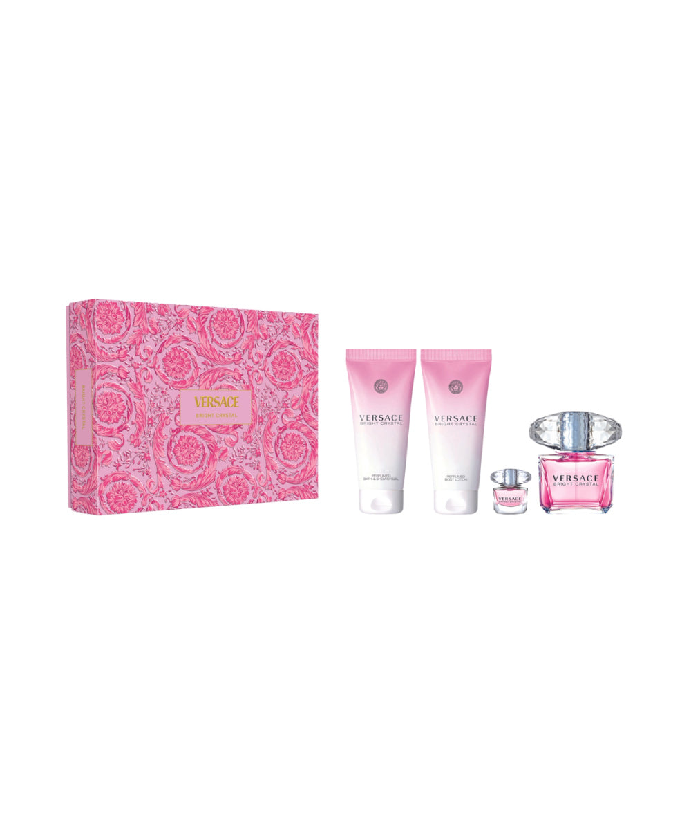 Versace Bright Crystal Set EDT 3.4 Oz +3PCS