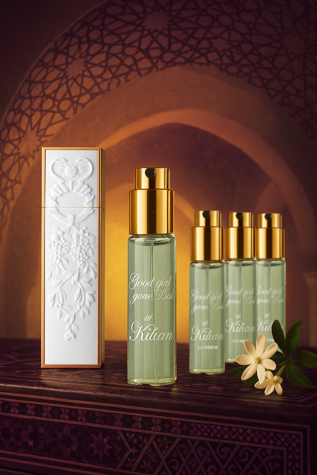 Kilian Good Girl Gone Bad Eau de Parfum 7.5ml + Extreme 7.5ml + Eau Fraiche 7.5ml + Hair Mist  7.5ml Gif Set For Women