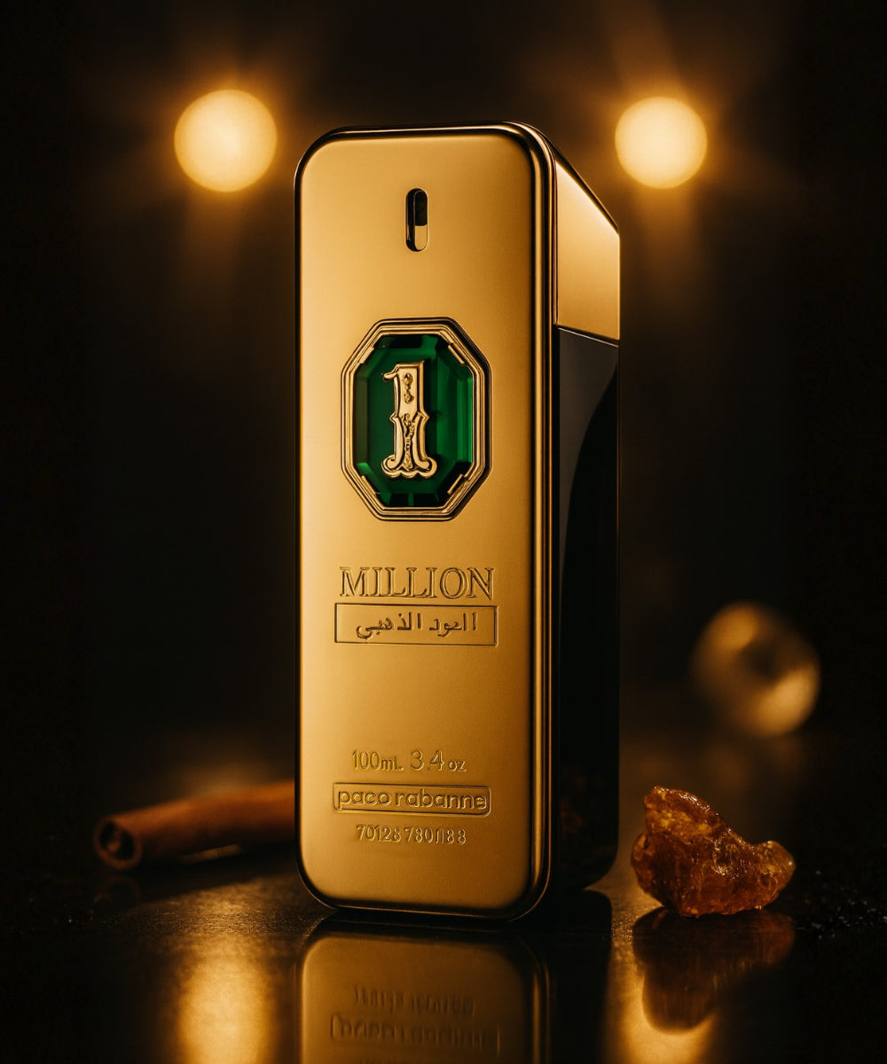 Paco Rabanne 1 Million Golden Oud Parfum Intense 3.4oz For Men