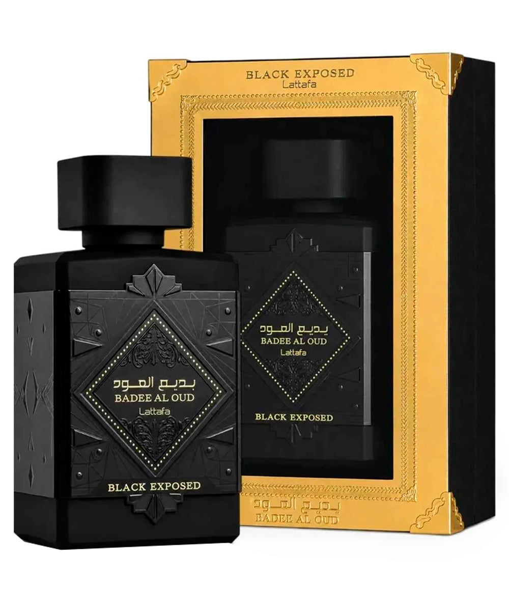 Lattafa Badee Al Oud Black Exposed Eau de Parfum 3.4oz Unisex