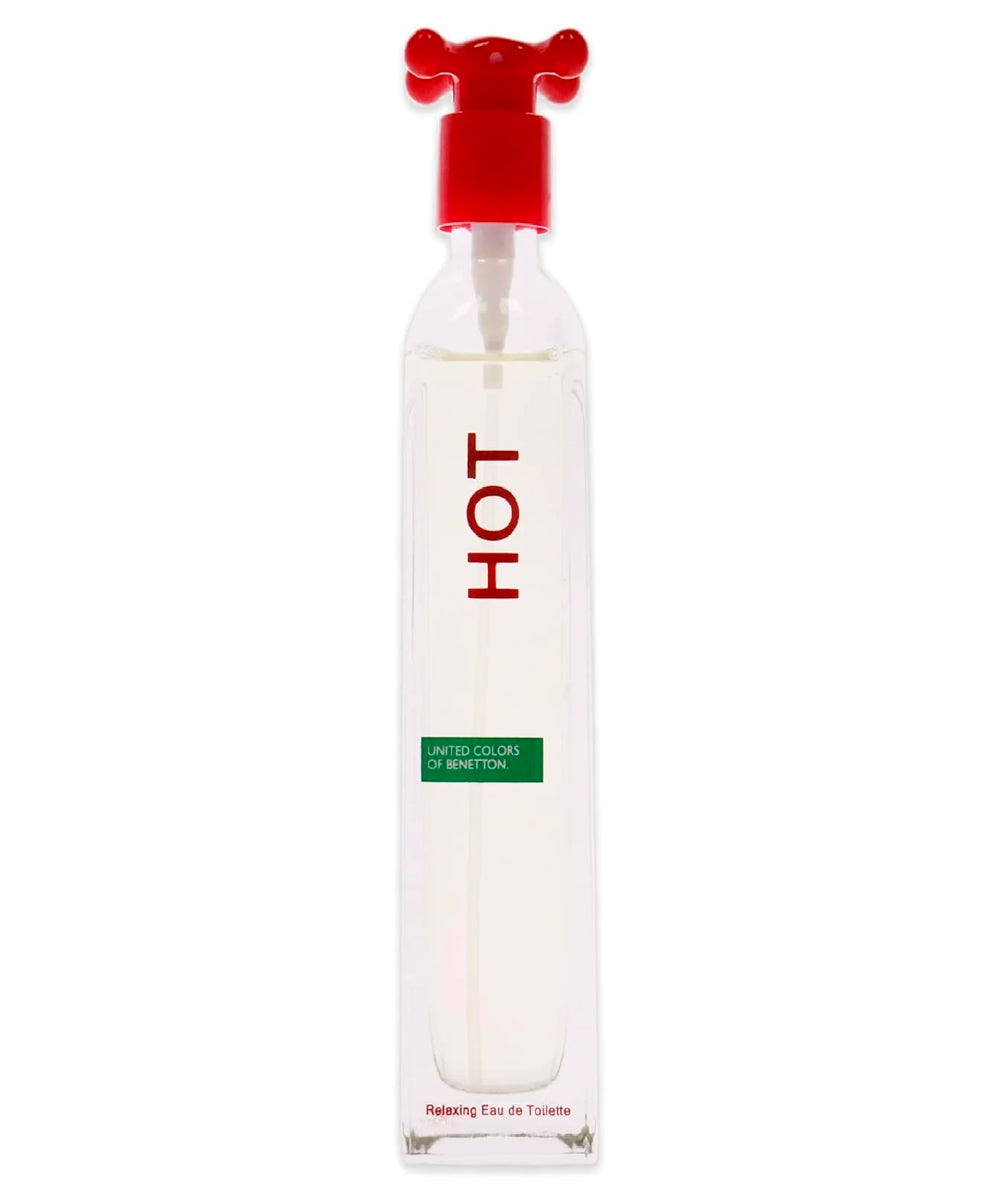 Benetton Hot Eau de Toilette 3.4oz For Woman