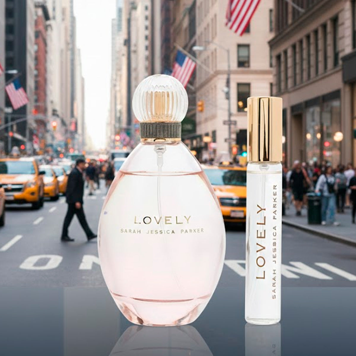 Sarah Jessica Parker Lovely Eau de Parfum 3.4oz + Eau de Parfum 0.5oz Gift Set For Women