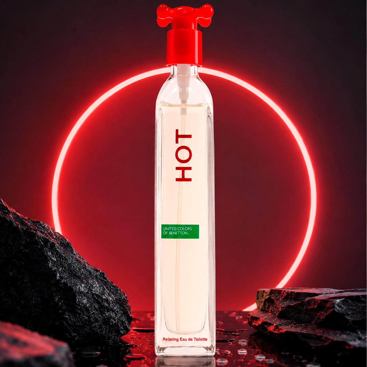 Benetton Hot Eau de Toilette 3.4oz For Woman