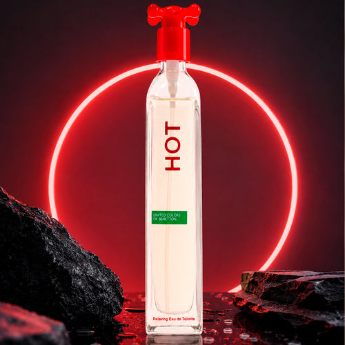 Benetton Hot Eau de Toilette 3.4oz For Woman