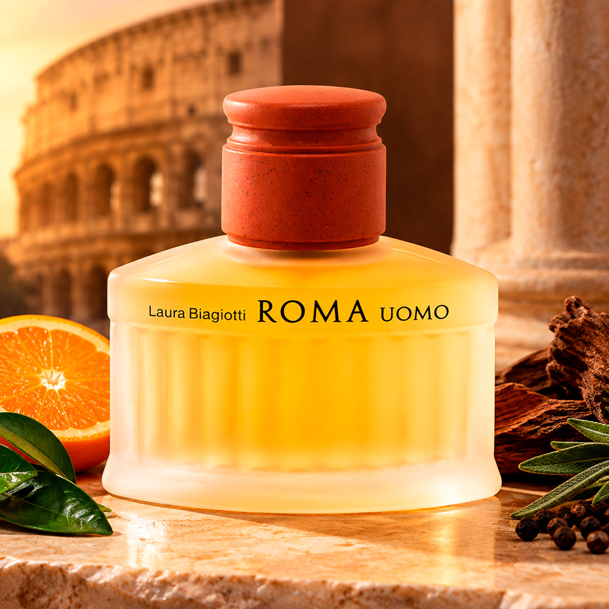 Laura Biagiotti Roma Uomo Eau de Toilette 4.2oz For Men