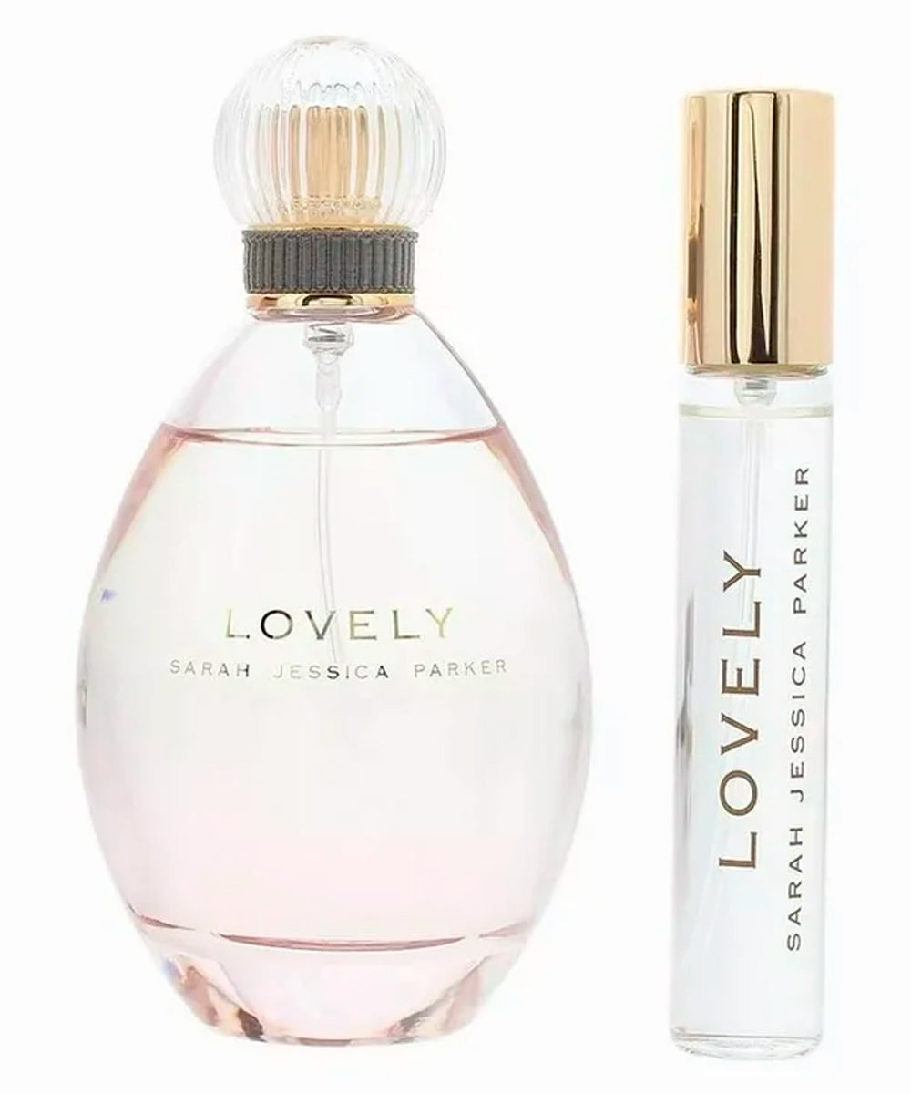Sarah Jessica Parker Lovely Eau de Parfum 3.4oz + Eau de Parfum 0.5oz Gift Set For Women