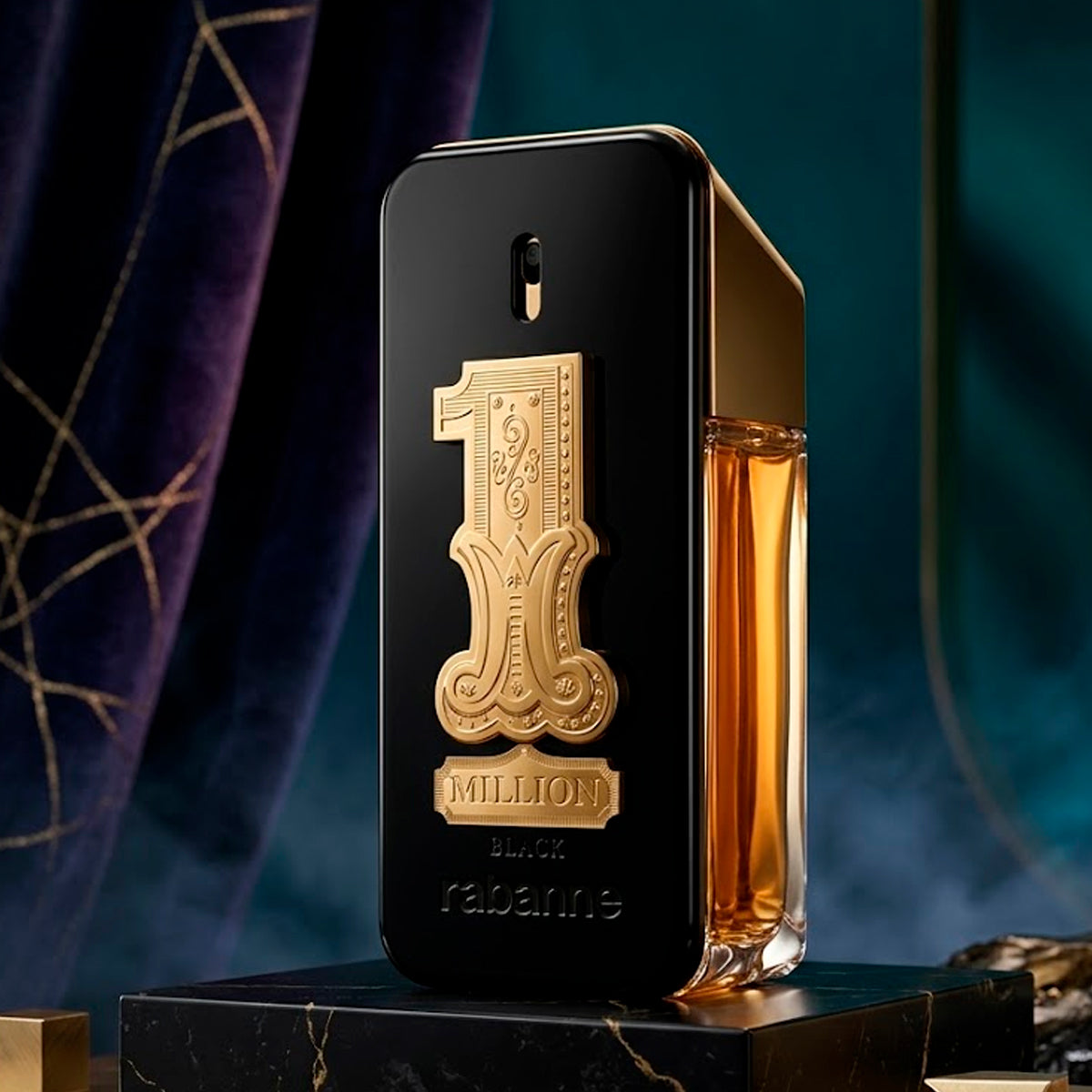 Paco Rabanne 1 Million Black Eau De Parfum 1.7oz For Men