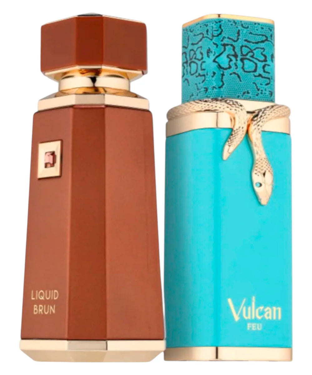 French Avenue Dusk Till Dawn Vulcan Few Extrait de Parfum 3.4oz + Liquid Brun Extrait de Parfum 3.4oz Gift Set Unisex
