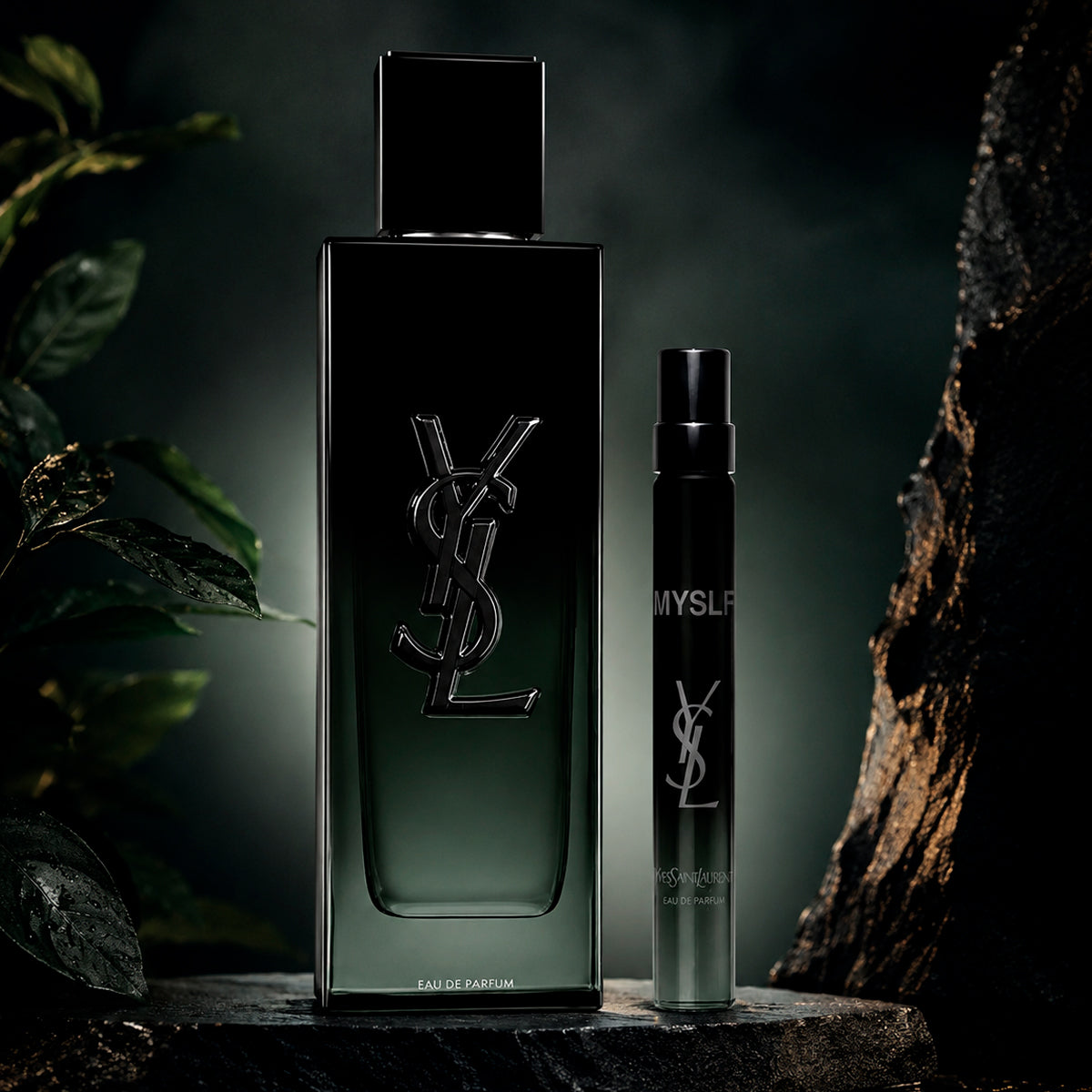 Yves Saint Laurent Myslf Eau de Parfum 3.3oz + Eau de Parfum 0.34oz Gift Set For Men