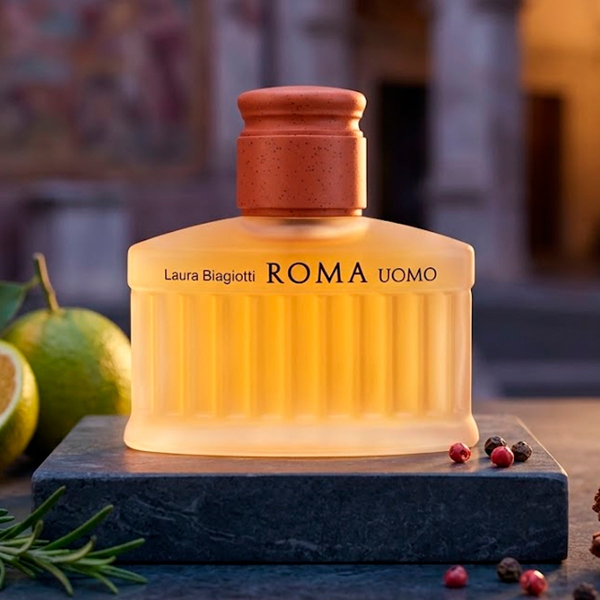 Laura Biagiotti Roma Uomo Eau de Toilette 4.2oz For Men