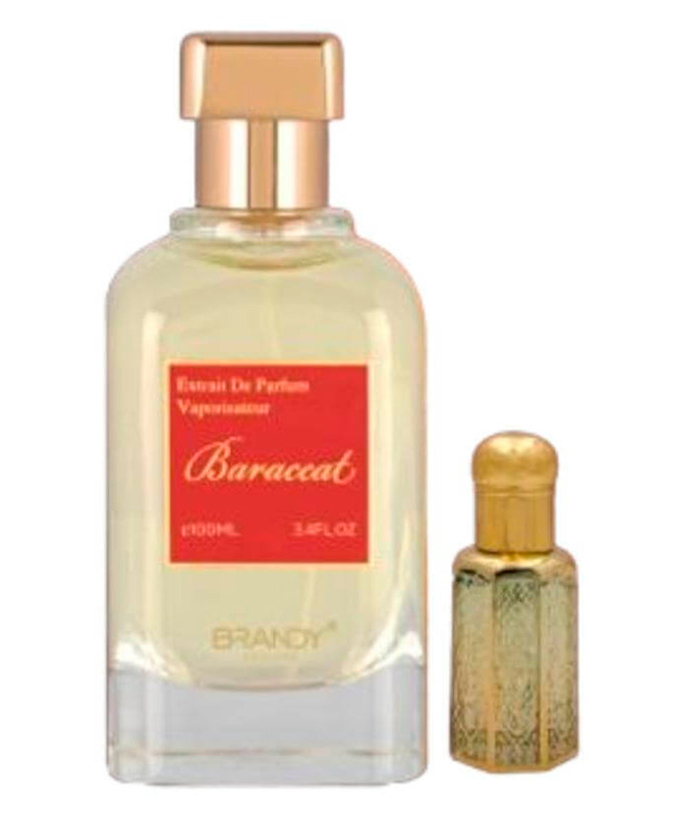 Brandy Designs Baraccat Extrait de Parfum 3.4oz + 12ml Perfume Oil Gift Set For Women