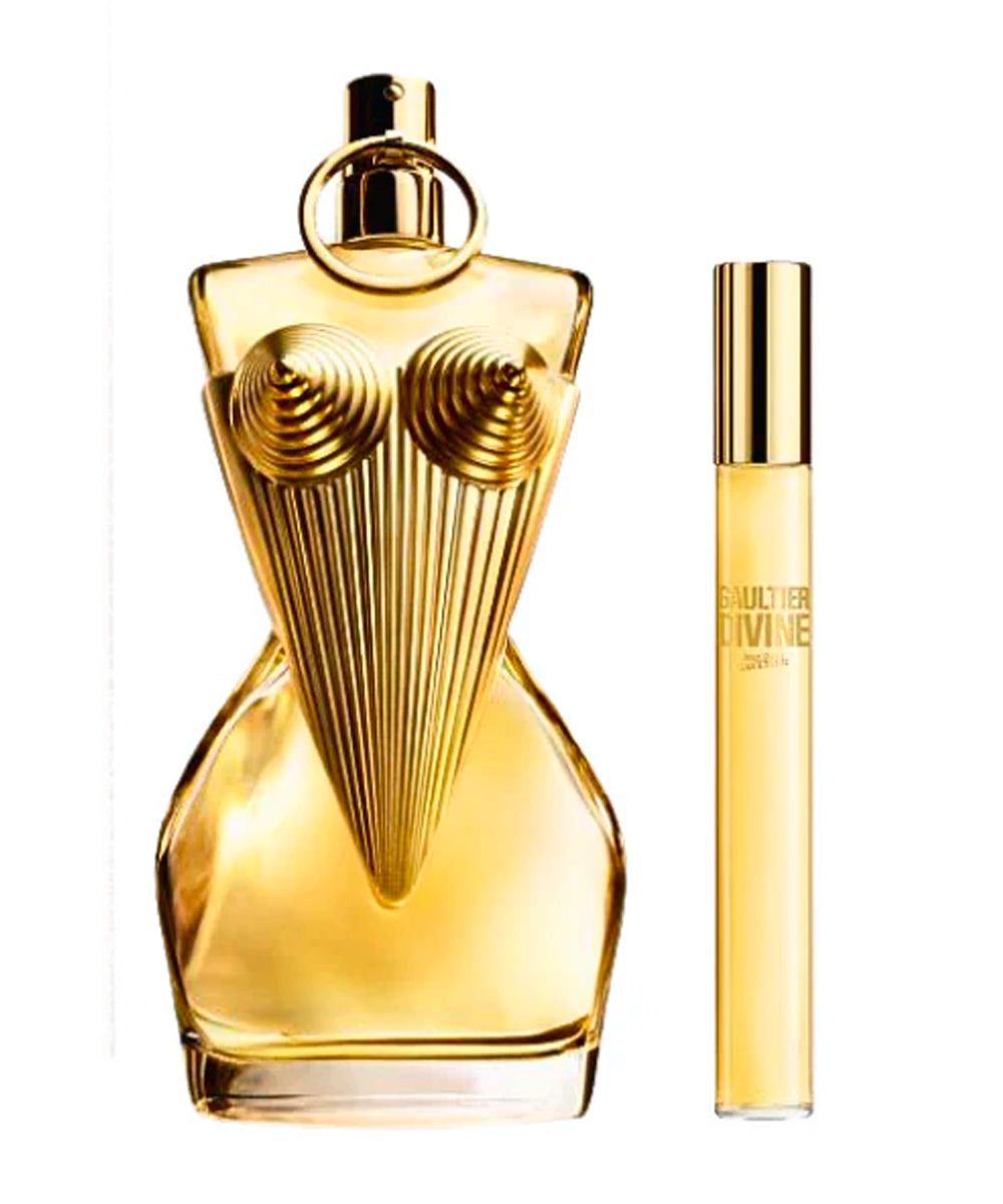 Jean Paul Gaultier Divine Eau De Parfum 3.4oz + Eau De Parfum 0.34 Gift Set For Women