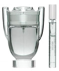 Paco Rabanne Invictus Eau de Toilette 3.4oz + Eau de Toilette 0.34oz Gift Set For Men