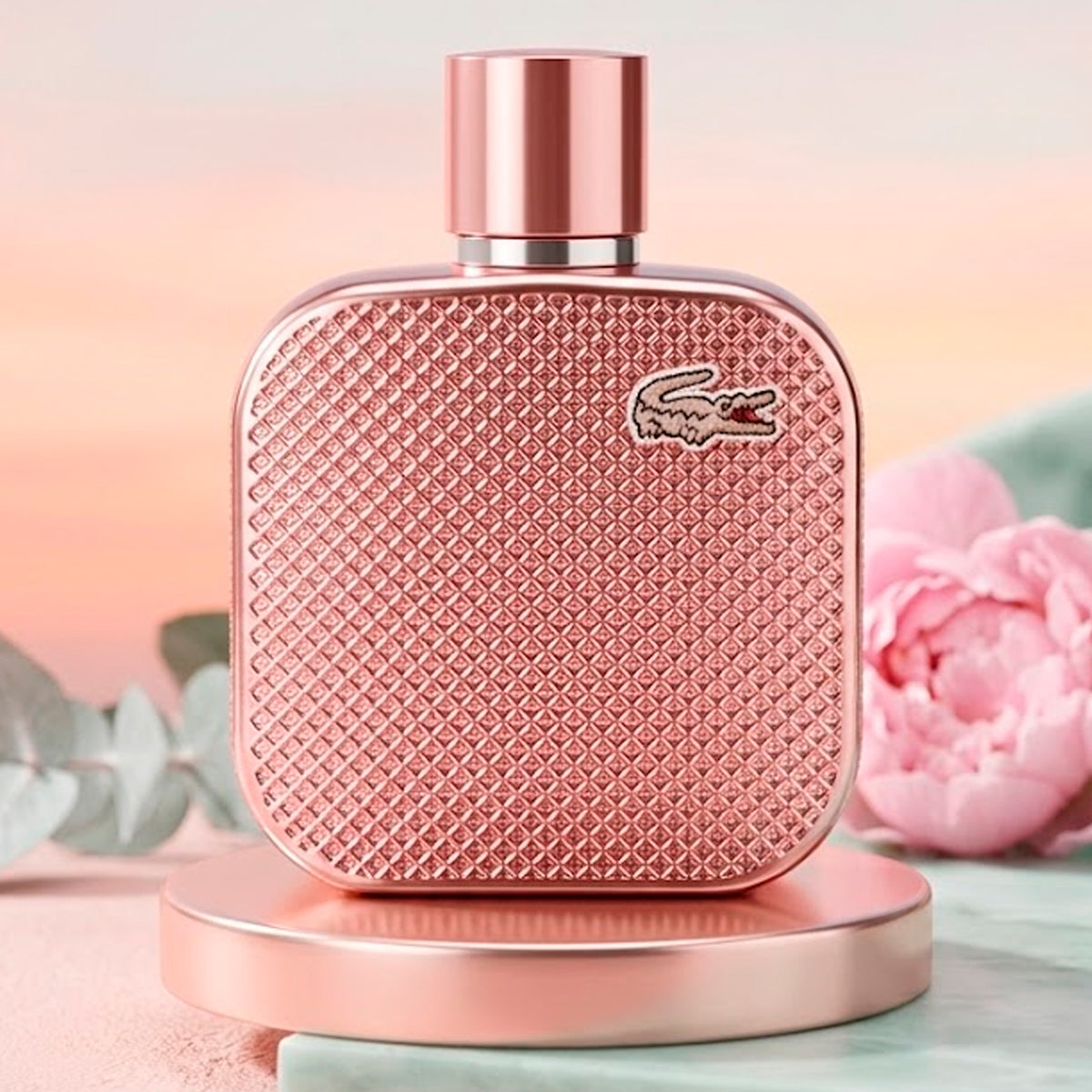 Lacoste L.12.12 Silver Rose Eau de Parfum 3.3oz For Women