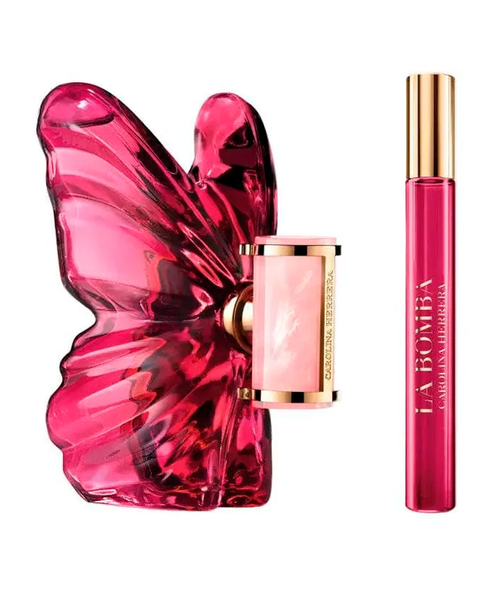 Carolina Herrera La Bomba Eau de Parfum 2.7oz + Eau de Parfum 0.34oz Gift Set For Women