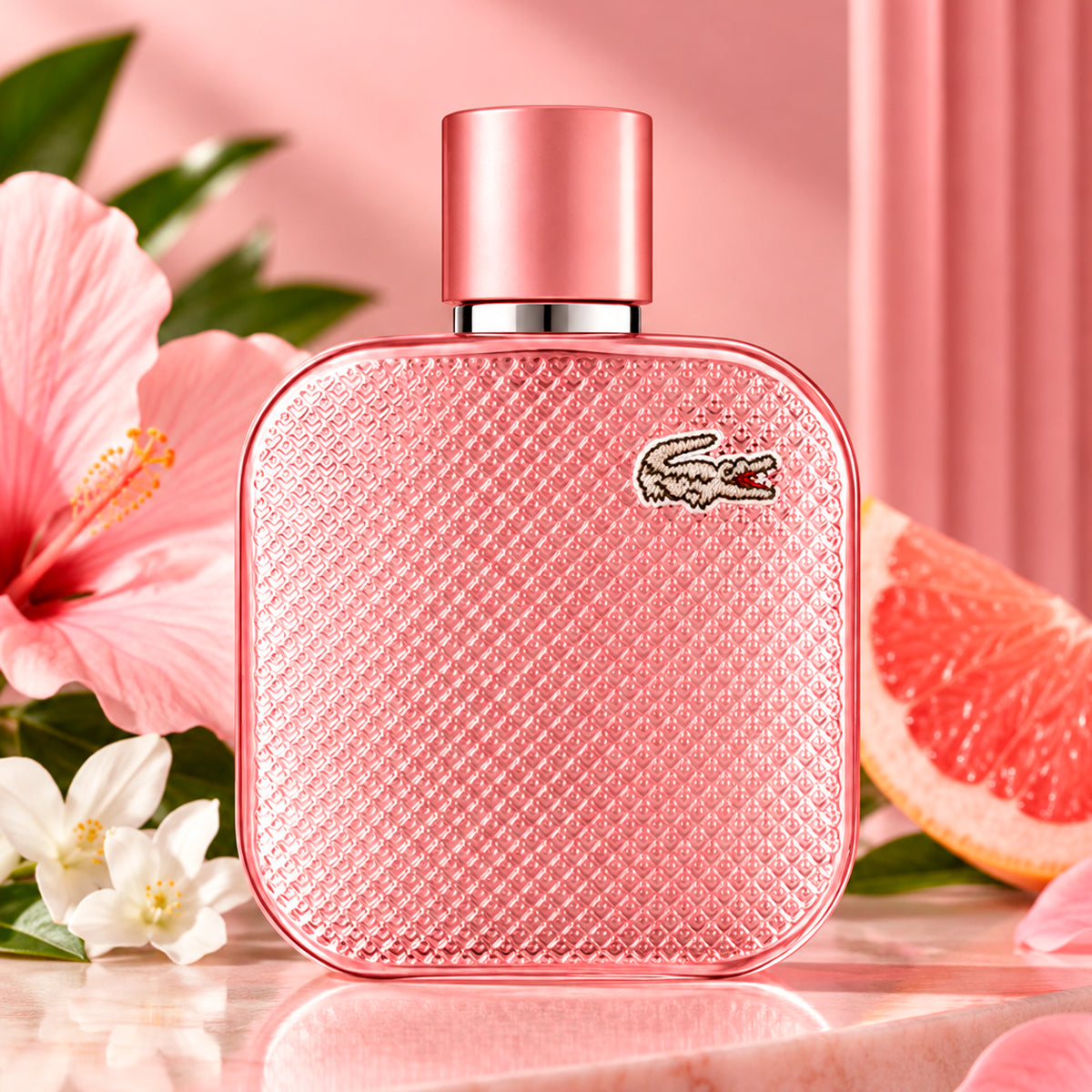 Lacoste L.12.12 Silver Rose Eau de Parfum 3.3oz For Women