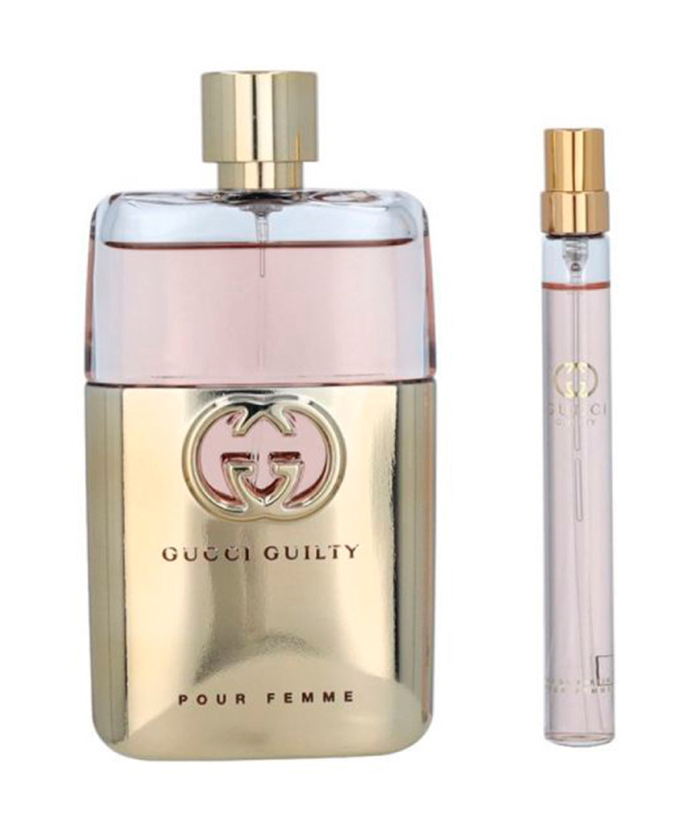 Gucci Guilty Pour Femme Eau de Parfum 3oz + Eau de Parfum 0.33oz Gift Set For Women