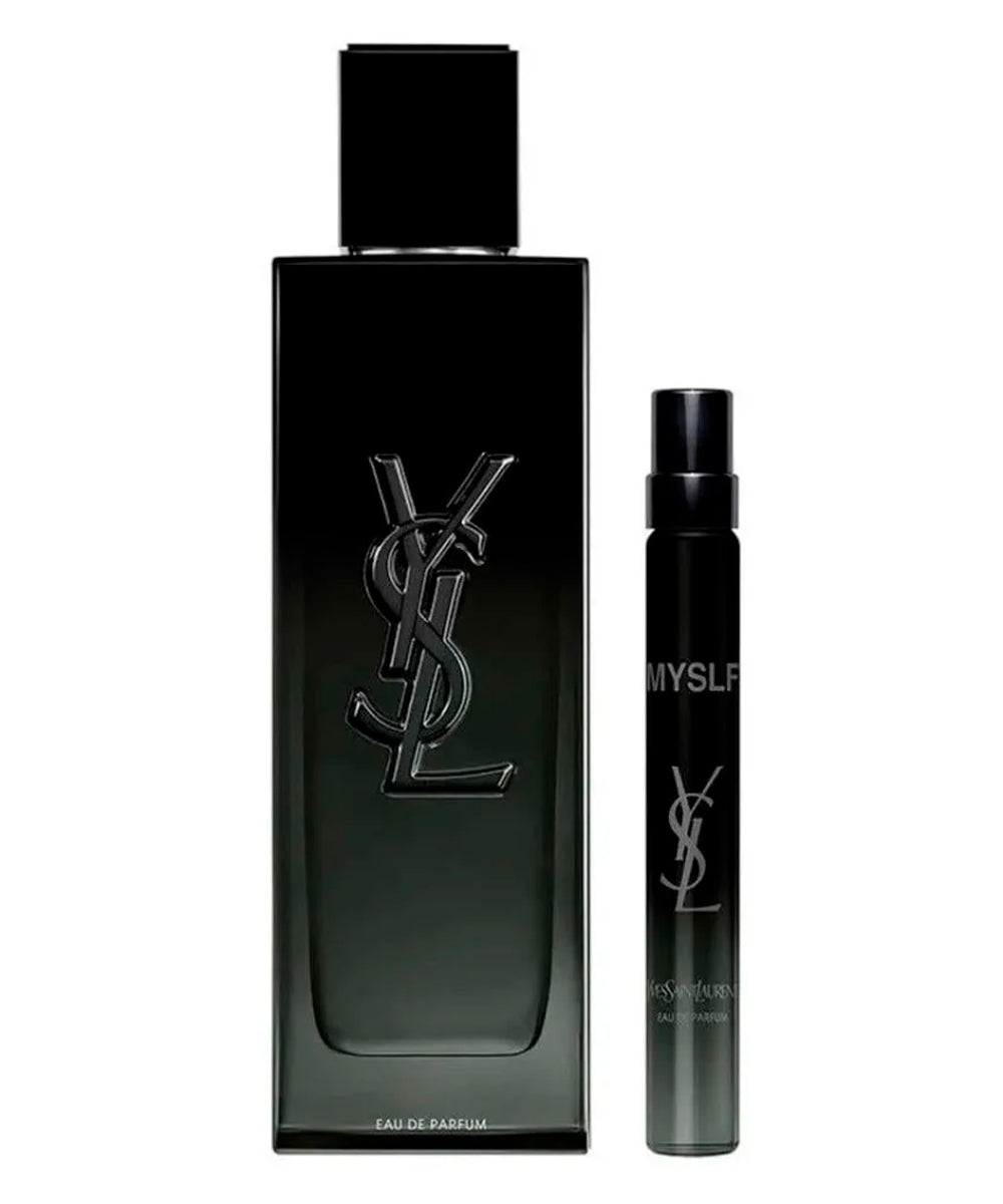 Yves Saint Laurent Myslf Eau de Parfum 3.3oz + Travel Bottle 0.34oz Gift Set For Men