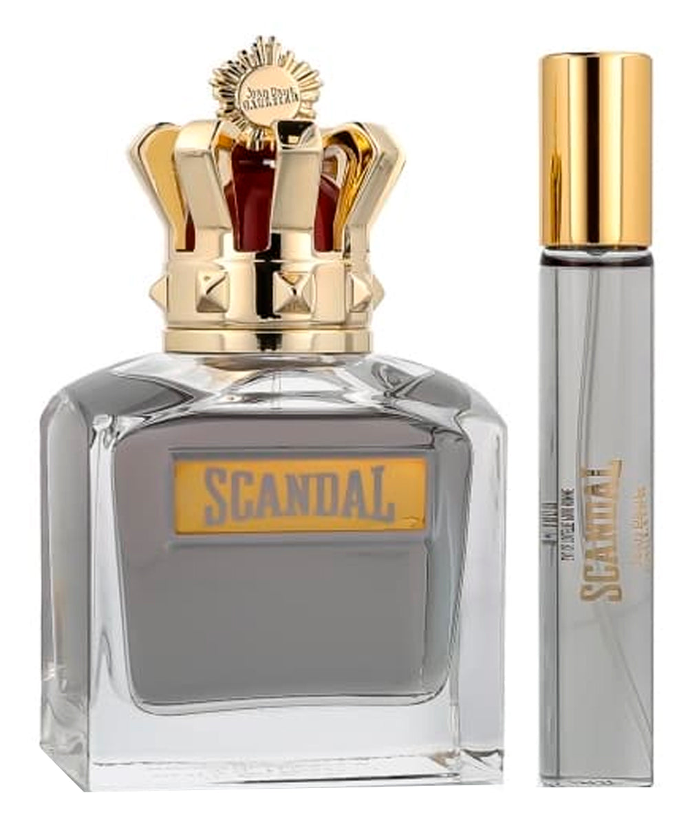 Jean Paul Gaultier Scandal Eau de Toilette 3.4oz + Eau de Toilette 0.68oz Gift Set For Men