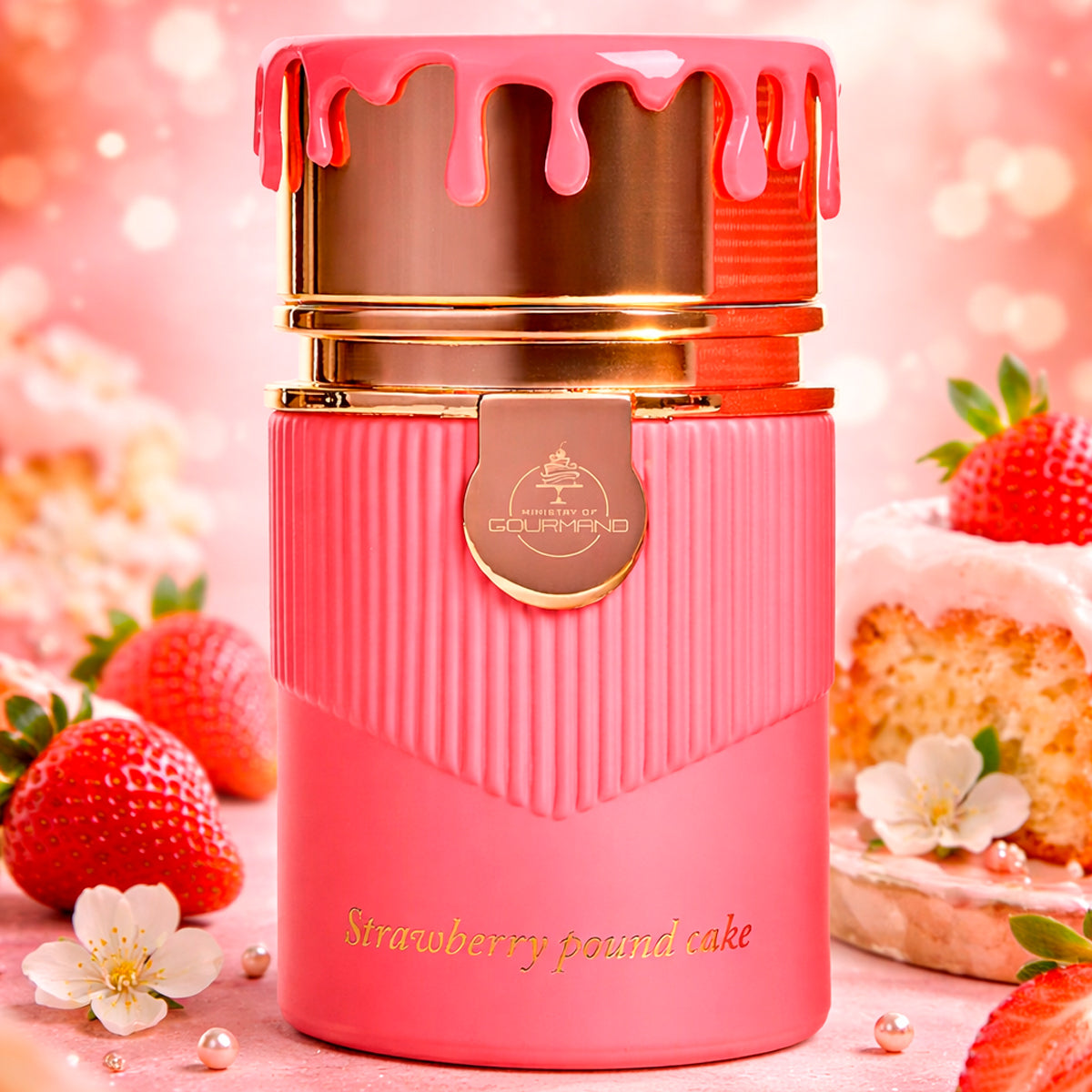 Paris Corner Ministry of Gourmand Strawberry Pound Cake Eau de Parfum 3.4oz For Women