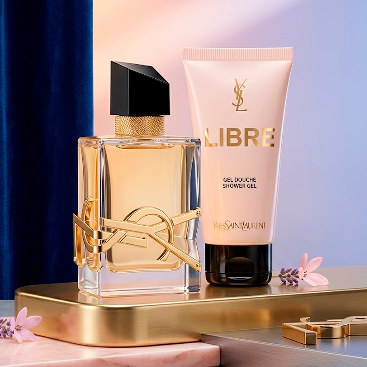 Yves Saint Laurent Libre Eau de Parfum 1.7oz + Shower Gel 1.7oz Gift Set For Women