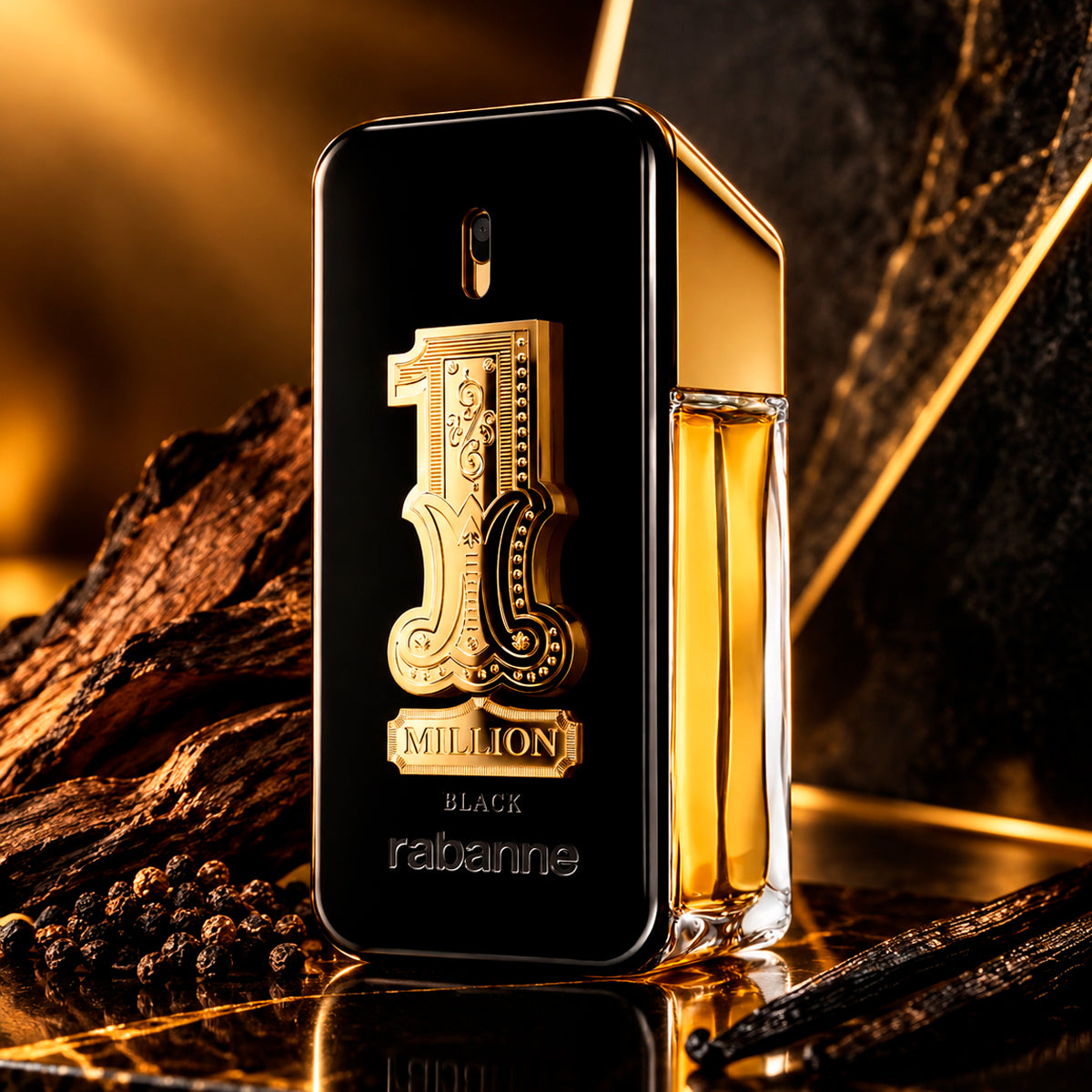 Paco Rabanne 1 Million Black Eau De Parfum 1.7oz For Men