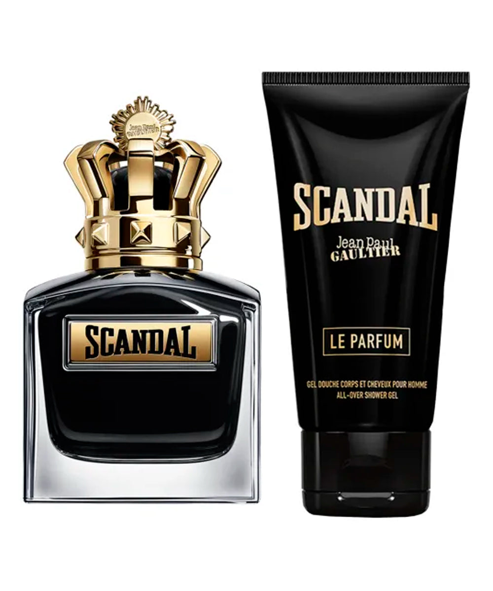 Jean Paul Gaultier Scandal Le Parfum Intense Eau de Parfum 3.4oz + Gel Douche 2.5oz Gift Set For Men