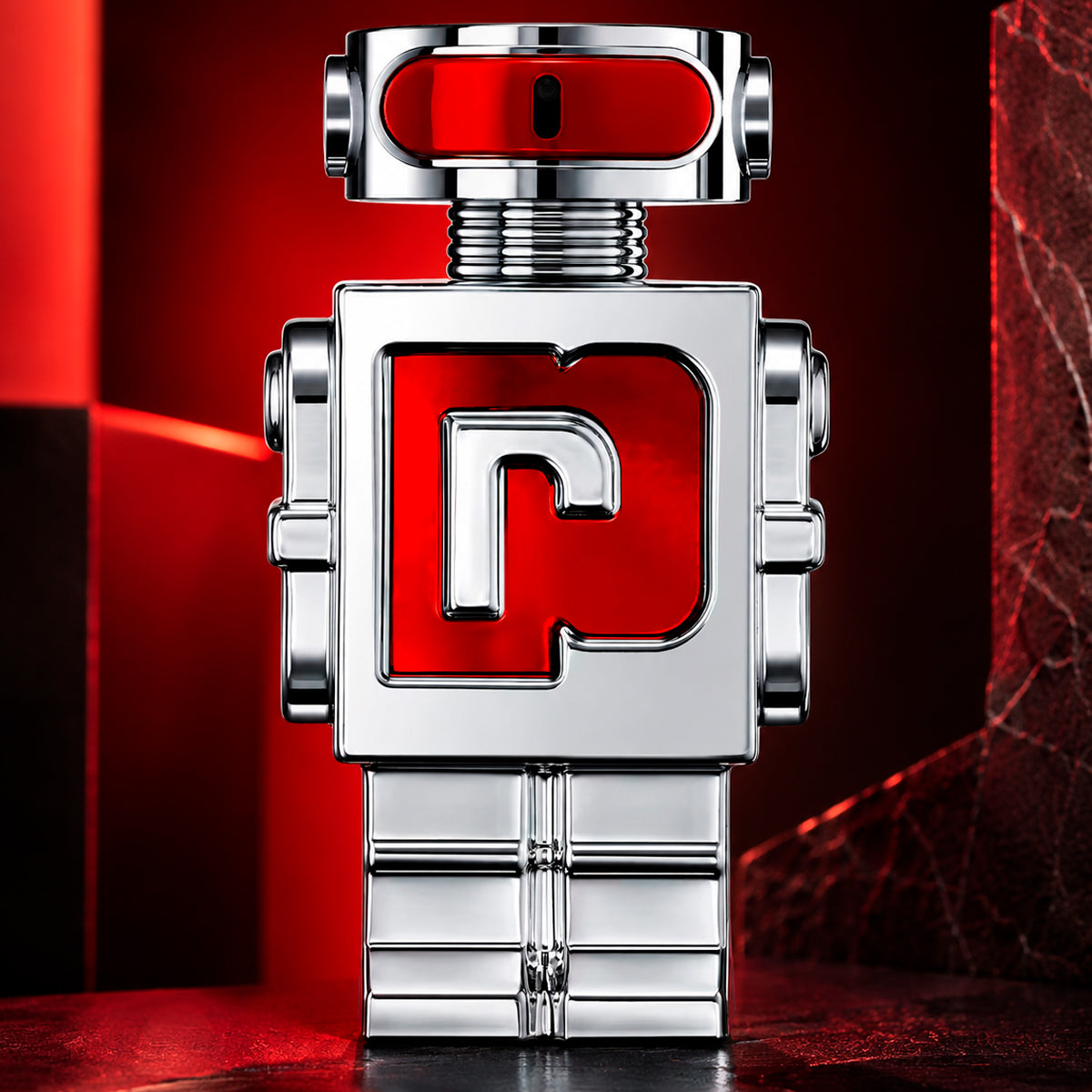 Paco Rabanne Phantom In Red Parfum Elixir 3.4oz For Men