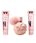 Ariana Grande Sweet Like Candy Eau De Parfum 3.4oz + Body Souffle 3.4oz + Shower Gel 3.4oz Gift Set For Women