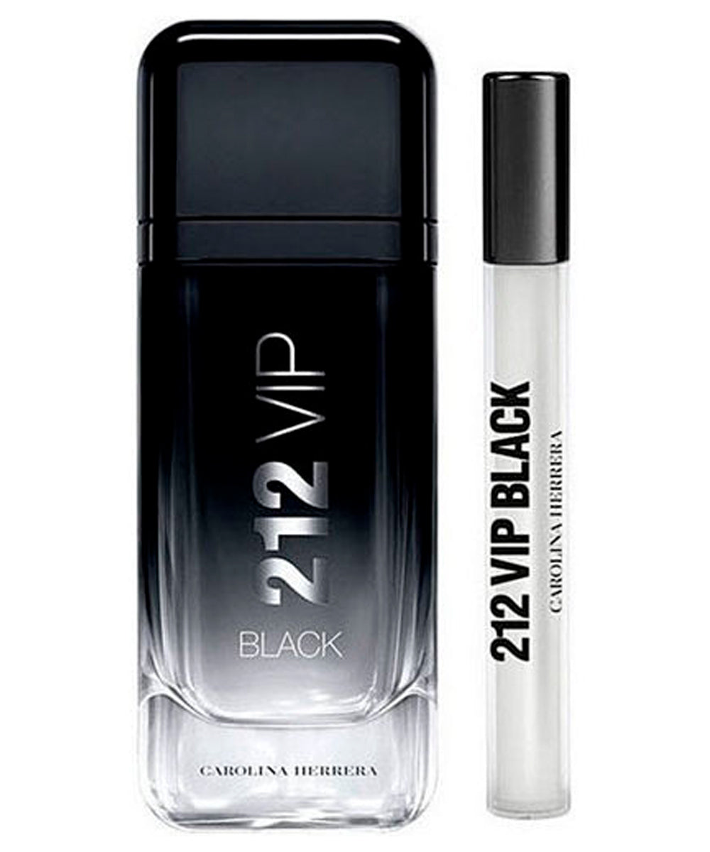 Carolina Herrera 212 Vip Black Eau de Parfum 3.4oz + Eau de Parfum 0.34oz For Men