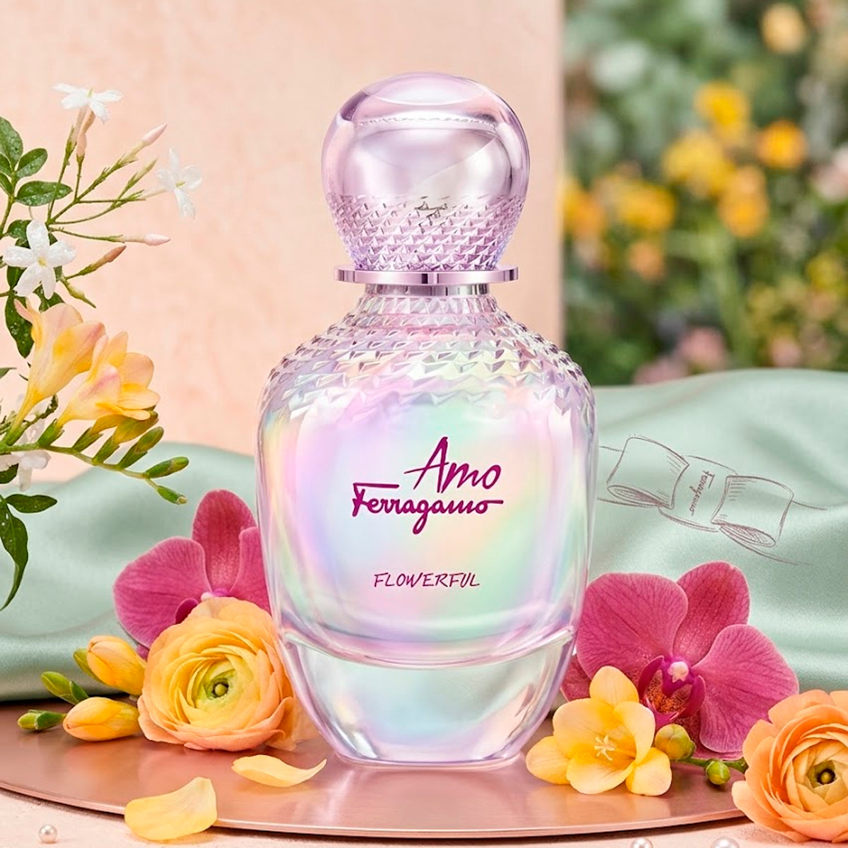 Salvatore Ferragamo Amo Flowerful Eau de Toilette 3.4oz For Women