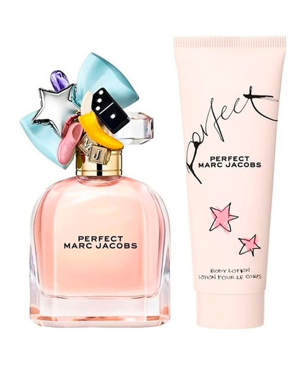 Marc Jacobs Perfect 3.3oz Eau de Parfum + 2.5oz Body Lotion Gift Set For Women