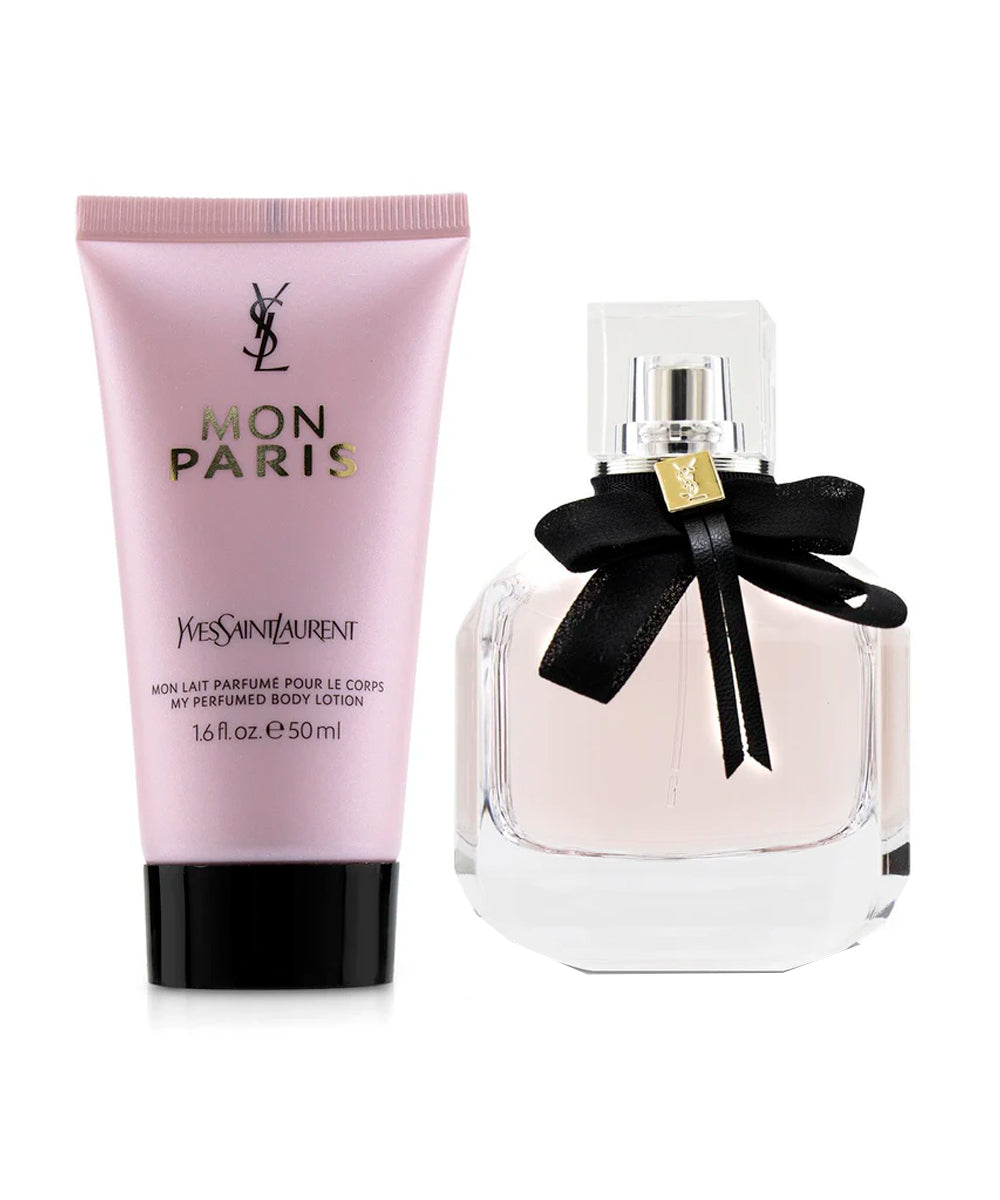 Yves Saint Laurent Mon Paris Eau de Parfum 1.6oz + Body Lotion 1.6oz For Women