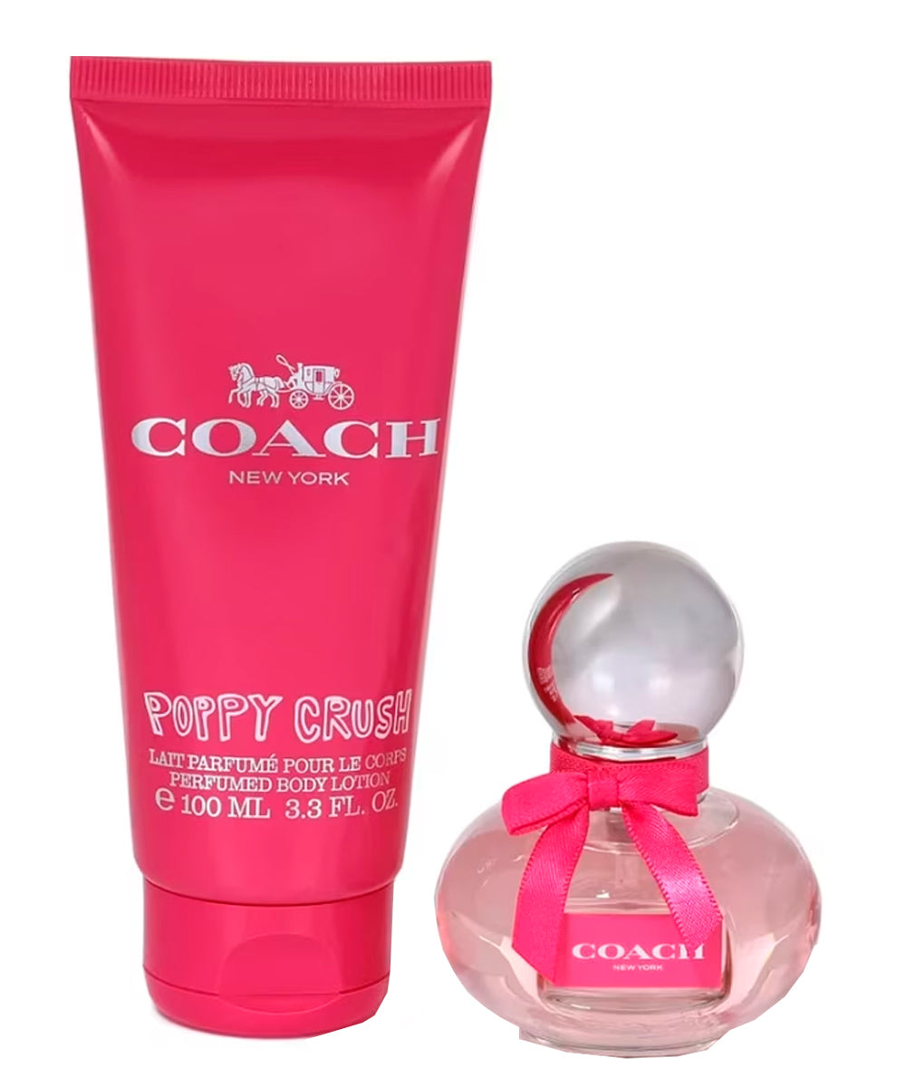 Coach Poppy Eau de Parfum 1oz + Body Lotion 3.4oz Gift Set For Women