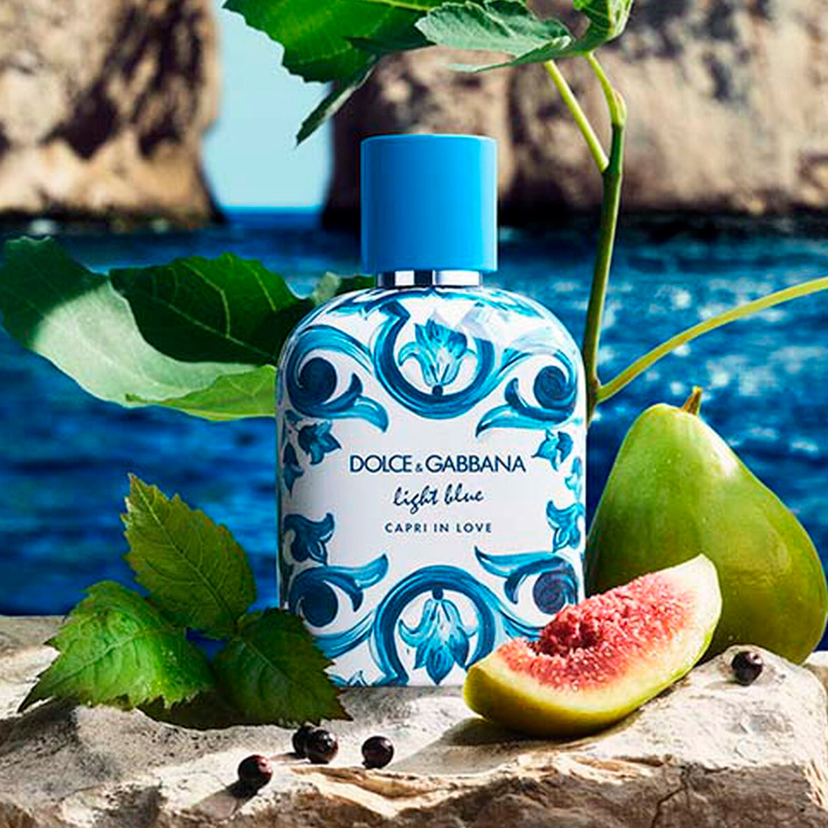 Dolce & Gabbana Light Blue Capri in Love Por Homme Eau de Parfum 3.3oz For Men