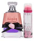 Lattafa Washwashah Eau de Parfum 3.4oz + Deodorant 1.7oz Gift Set For Women