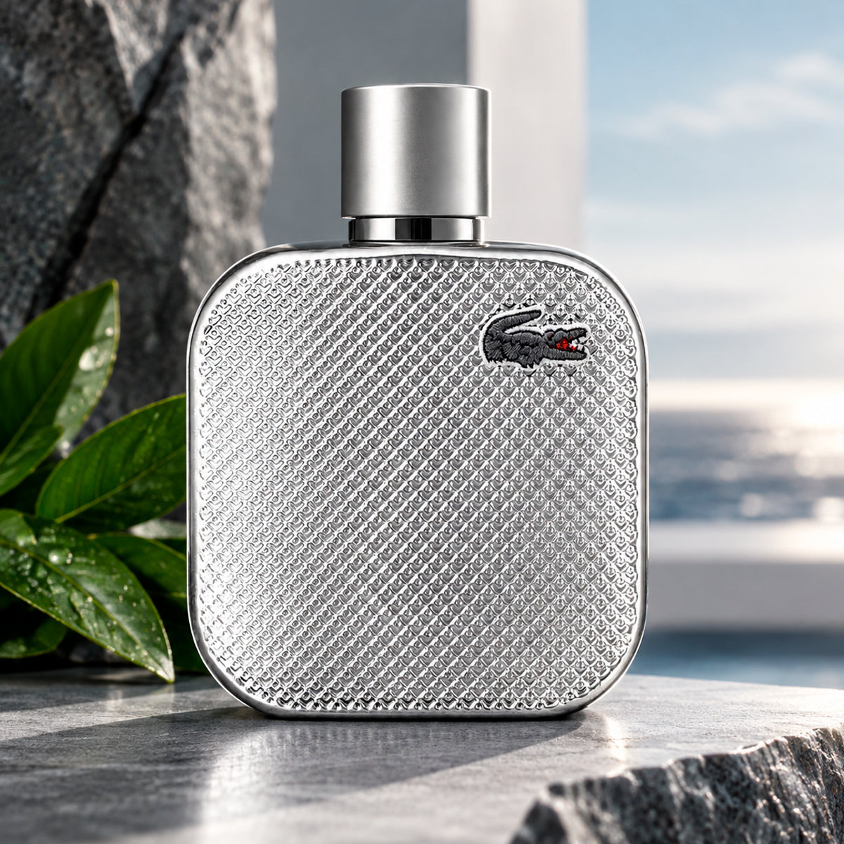 Lacoste L.12.12 Silver Grey Eau de Parfum 3.4oz For Men