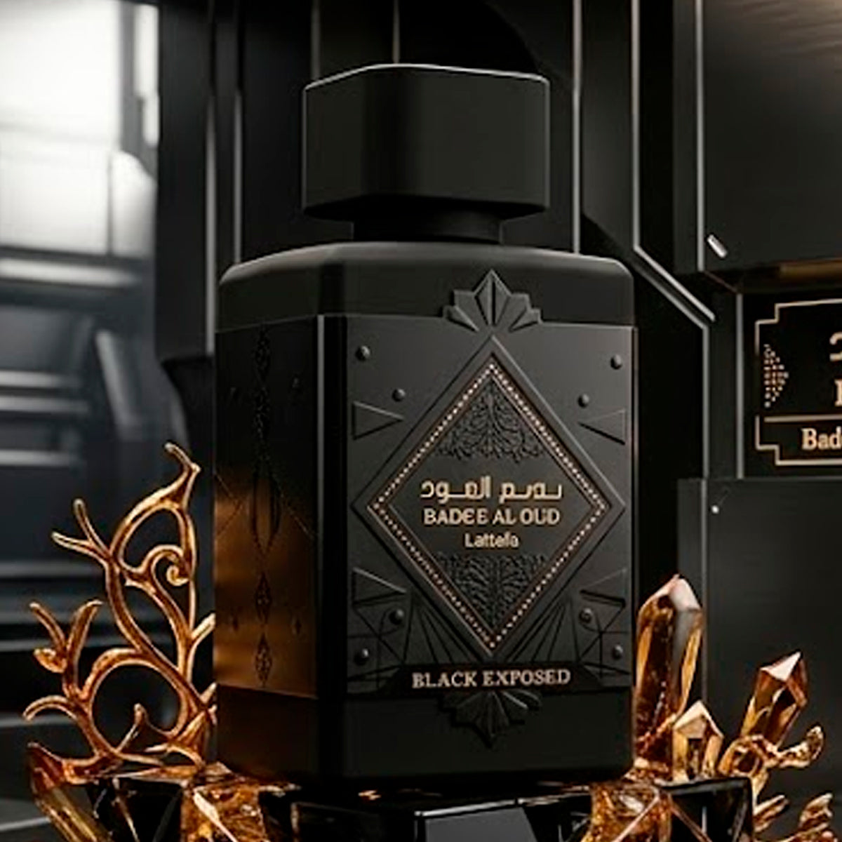 Lattafa Badee Al Oud Black Exposed Eau de Parfum 3.4oz Unisex