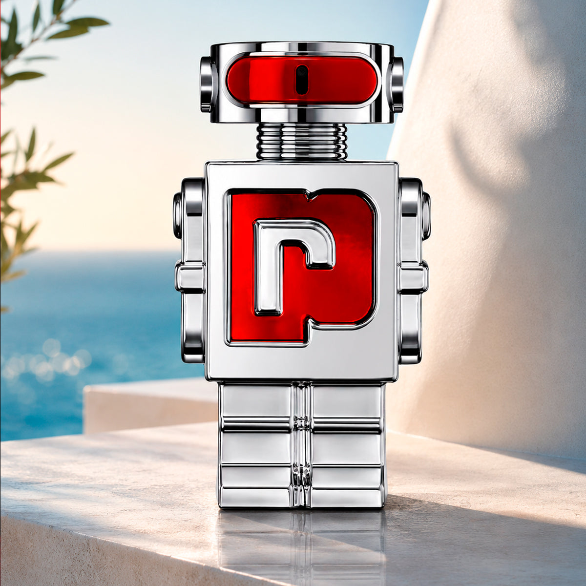 Paco Rabanne Phantom In Red Parfum Elixir 3.4oz For Men
