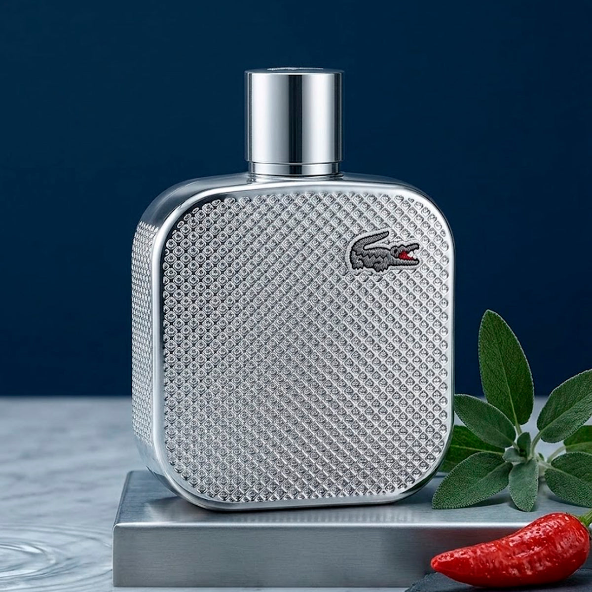 Lacoste L.12.12 Silver Grey Eau de Parfum 3.4oz For Men