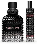 Valentino Uomo Born in Roma Eau de Toilette 3.4oz + Eau de Toilette 0.34oz Gift Set For Men