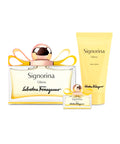 Salvatore Ferragamo Signorina Libera Eau De Parfum 3.4oz + Eau De Parfum 0.17oz + Body Lotion 1.7oz Gift Set For Women