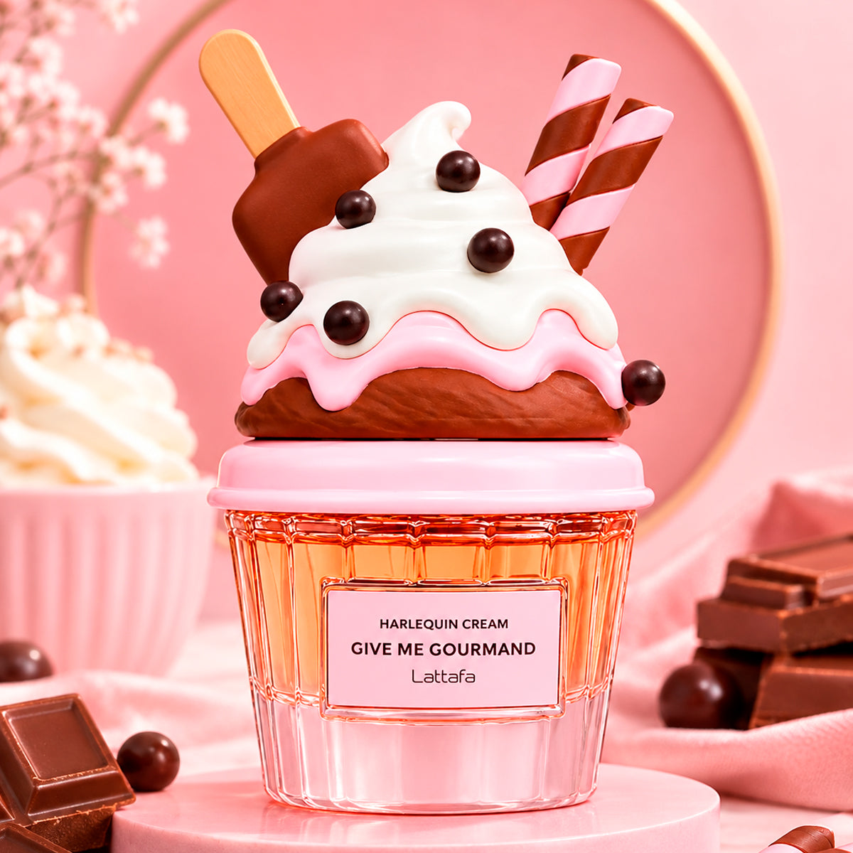 Lattafa Give Me Gourmand Harlequin Cream Eau de Parfum 2.5oz Unisex