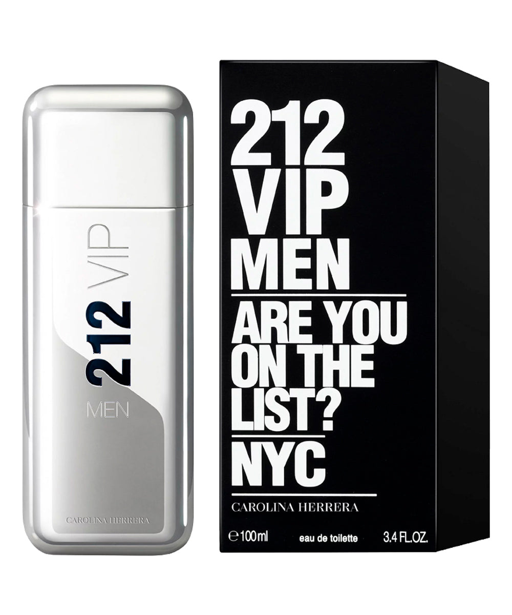 Carolina Herrera 212 Vip Eau de Toilette 3.4oz For Men