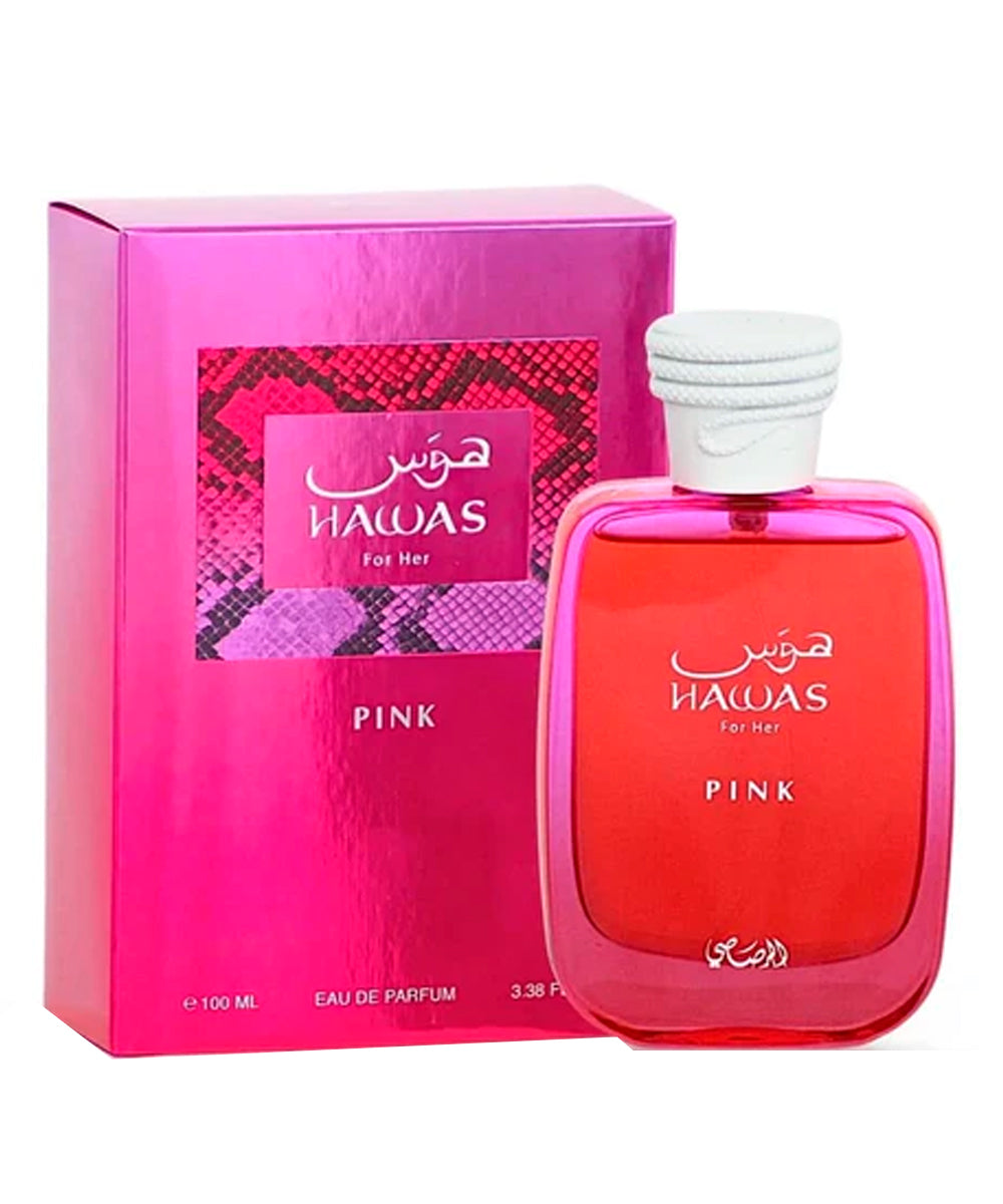 Rasasi Hawas Pink Eau de Parfum 3.4oz For Women