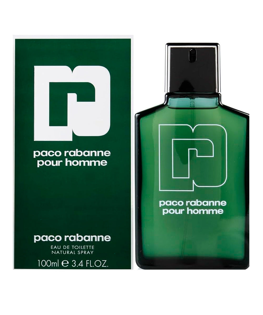 Paco Rabanne Pour Homme Eau de Toilette 3.4oz For Men