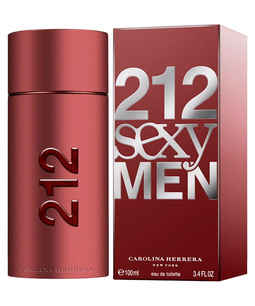 Carolina Herrera 212 Sexy Eau de Toilette 3.4oz For Men