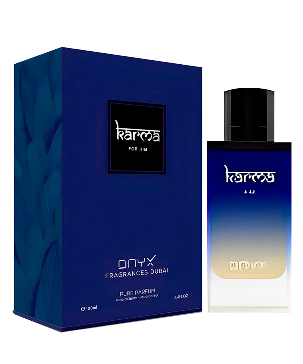 Fragrances Dubai Karma Onyx For Him Pure Parfum 3.4oz For Men – I