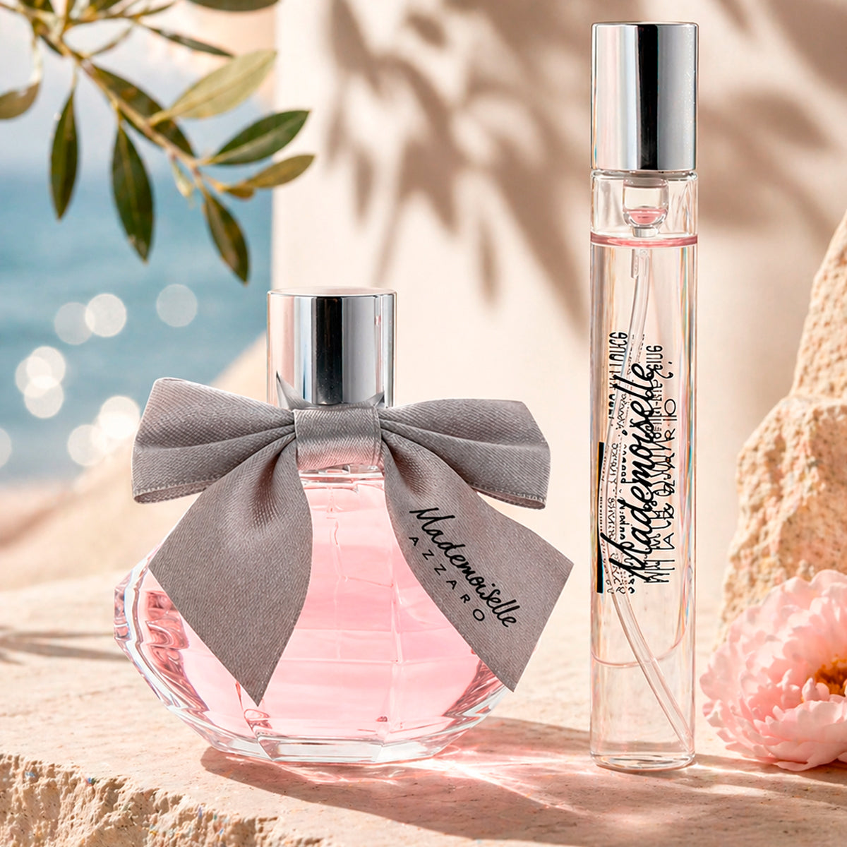 Azzaro Mademoiselle Eau de Toilette 1.7oz + Travel bottle 0.25oz Gift Set For Women
